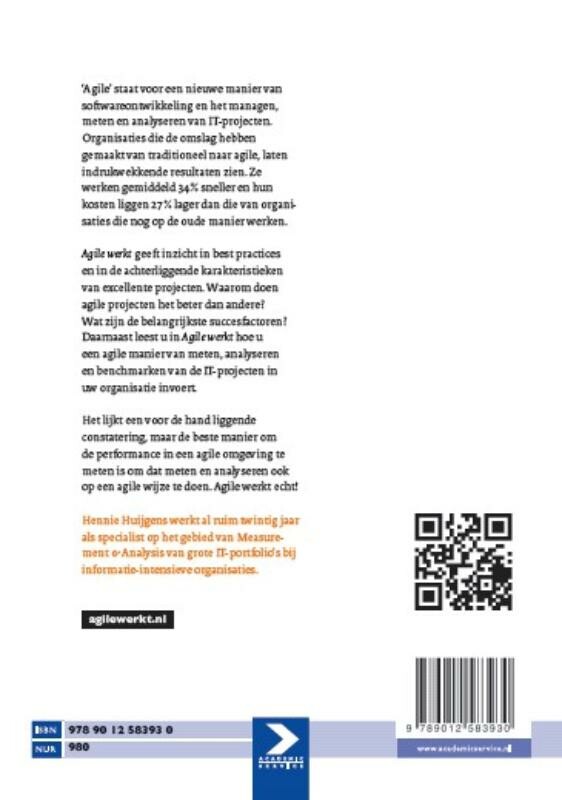 Agile werkt achterkant