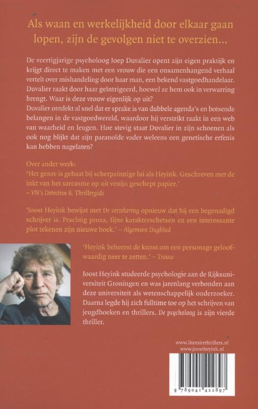 De psycholoog De psycholoog achterkant