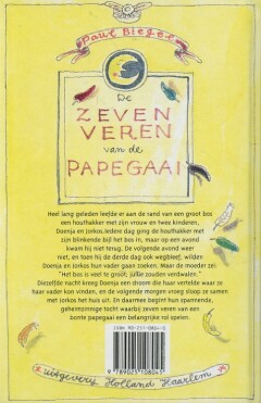De zeven veren van de papegaai achterkant