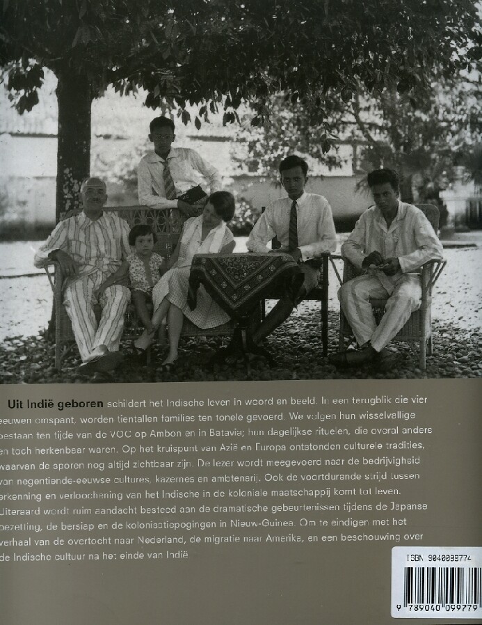 Uit Indie geboren achterkant