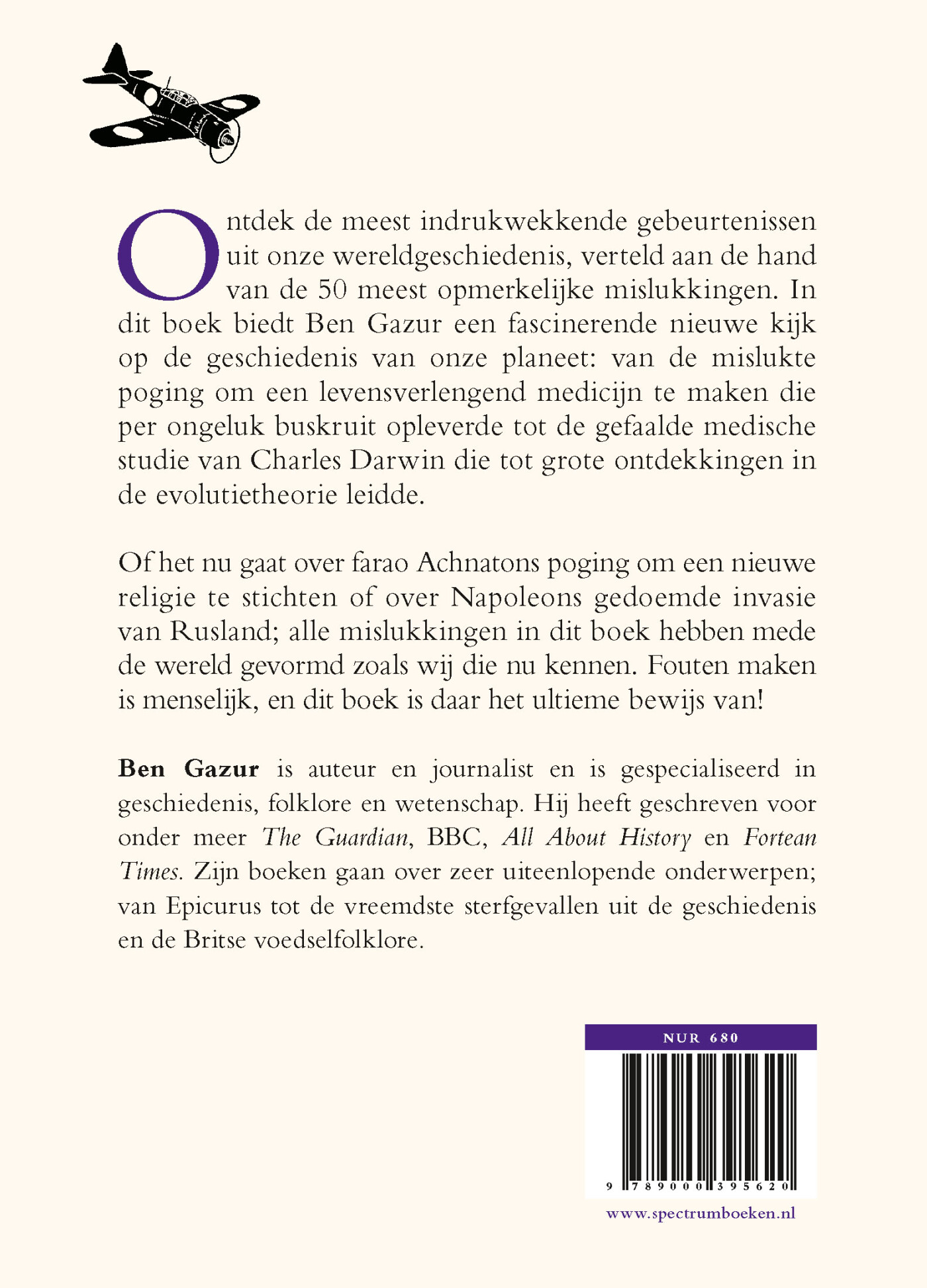 Een kleine wereldgeschiedenis in 50 mislukkingen achterkant
