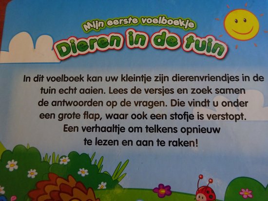 Mijn eerste voelboekje - Dieren uit de tuin