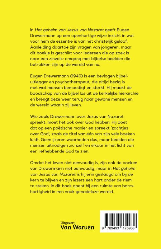 Het geheim van Jezus van Nazaret achterkant
