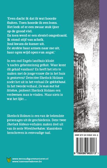 Twee verhalen van Sherlock Holmes / Wereldverhalen / 6 achterkant