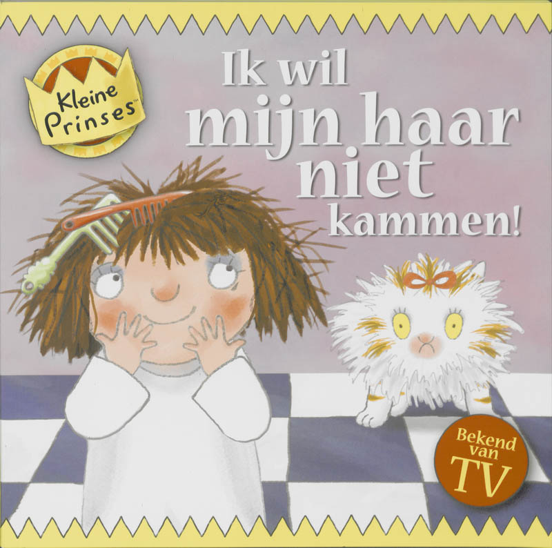 boekenbalie_9789089412959_cover Ik wil mijn haar niet kammen! / Kleine prinses / 4