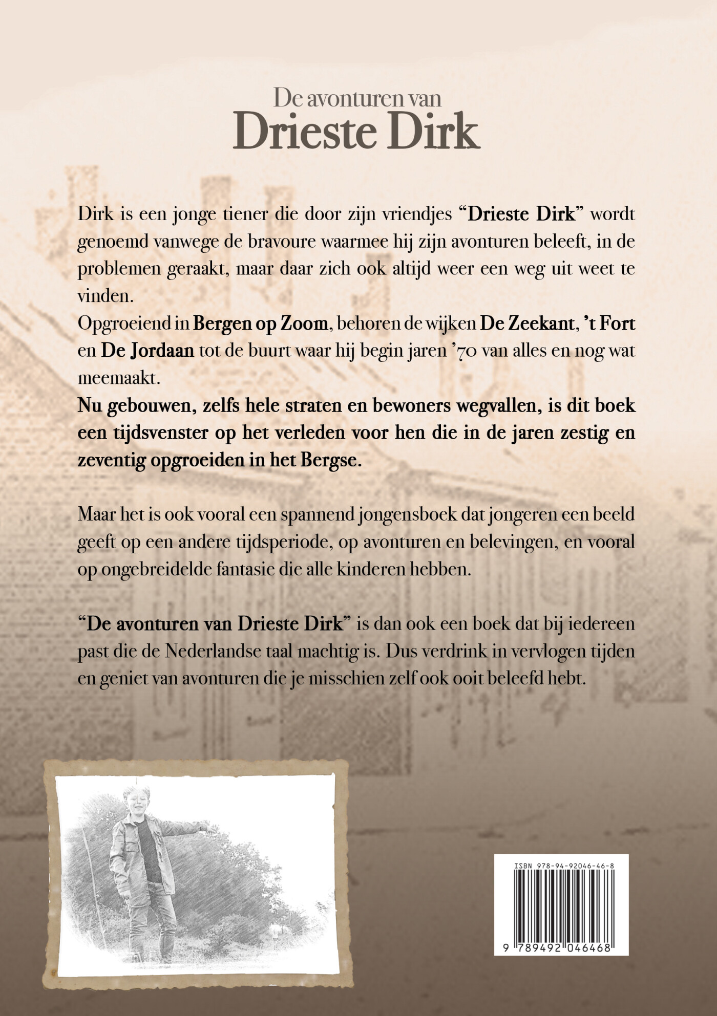 De avonturen van Drieste Dirk achterkant