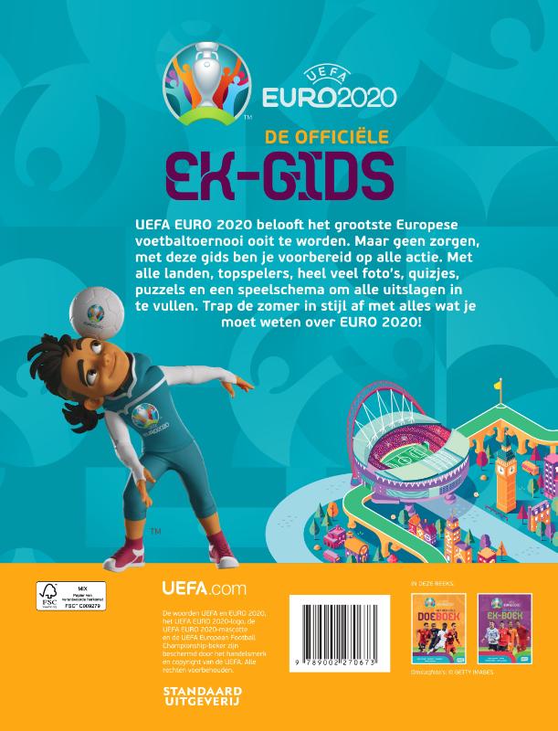 Officiële EK gids / Euro 2020 achterkant