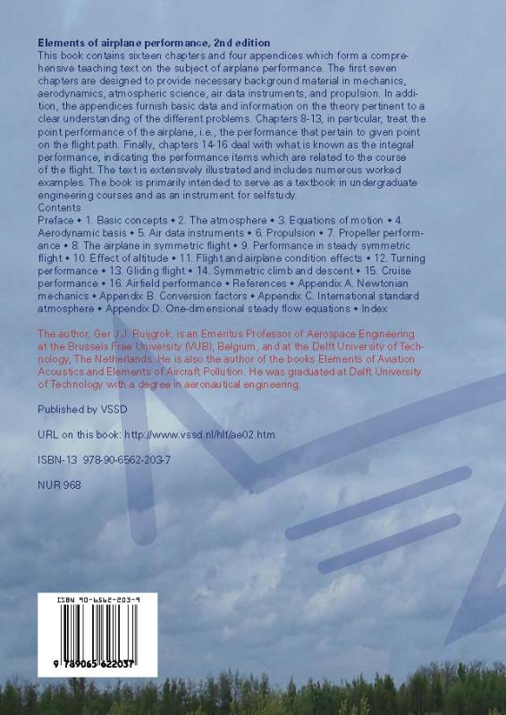 Elements of airplane performance achterkant