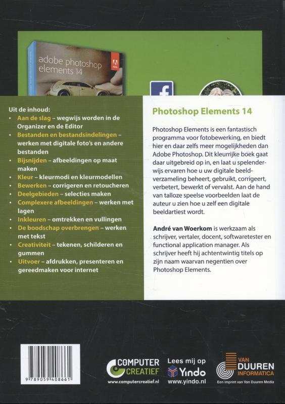 Ontdek Photoshop Elements 14 achterkant