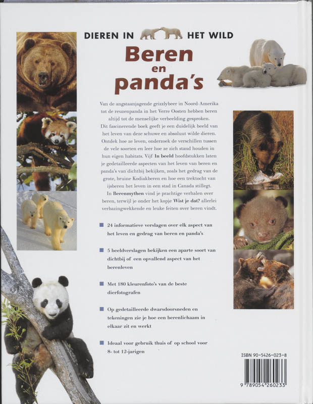 Beren en panda's / Dieren in het wild / 7 achterkant