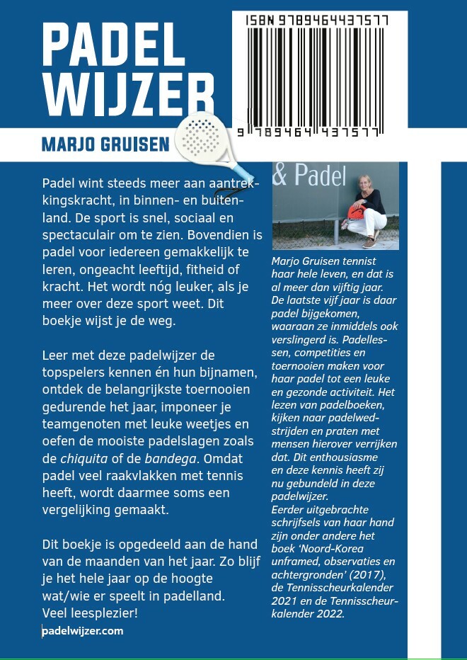 Padelwijzer achterkant