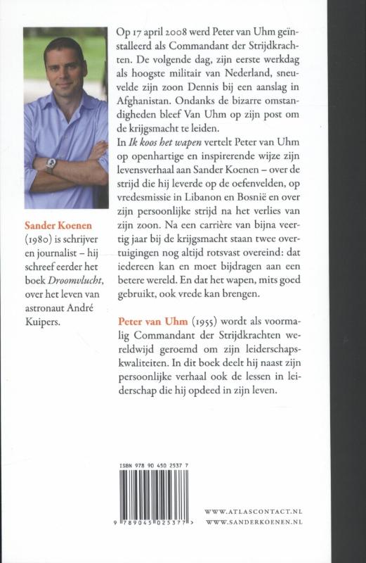 Ik koos het wapen achterkant