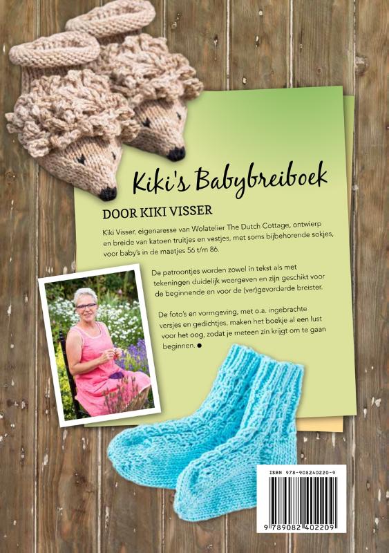 Kiki s baby breiboek - Kiki Visser achterkant