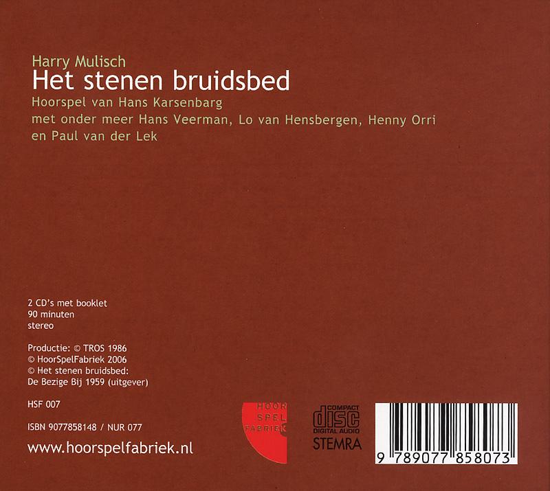 Stenen bruidsbed (2 CD) achterkant