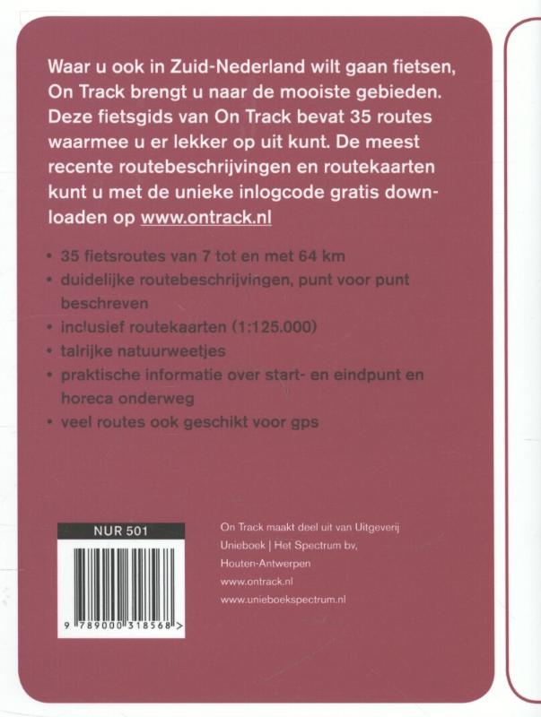Zuid Nederland / On Track achterkant