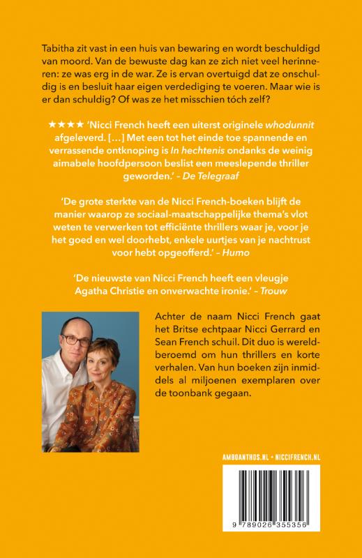 In hechtenis In hechtenis achterkant