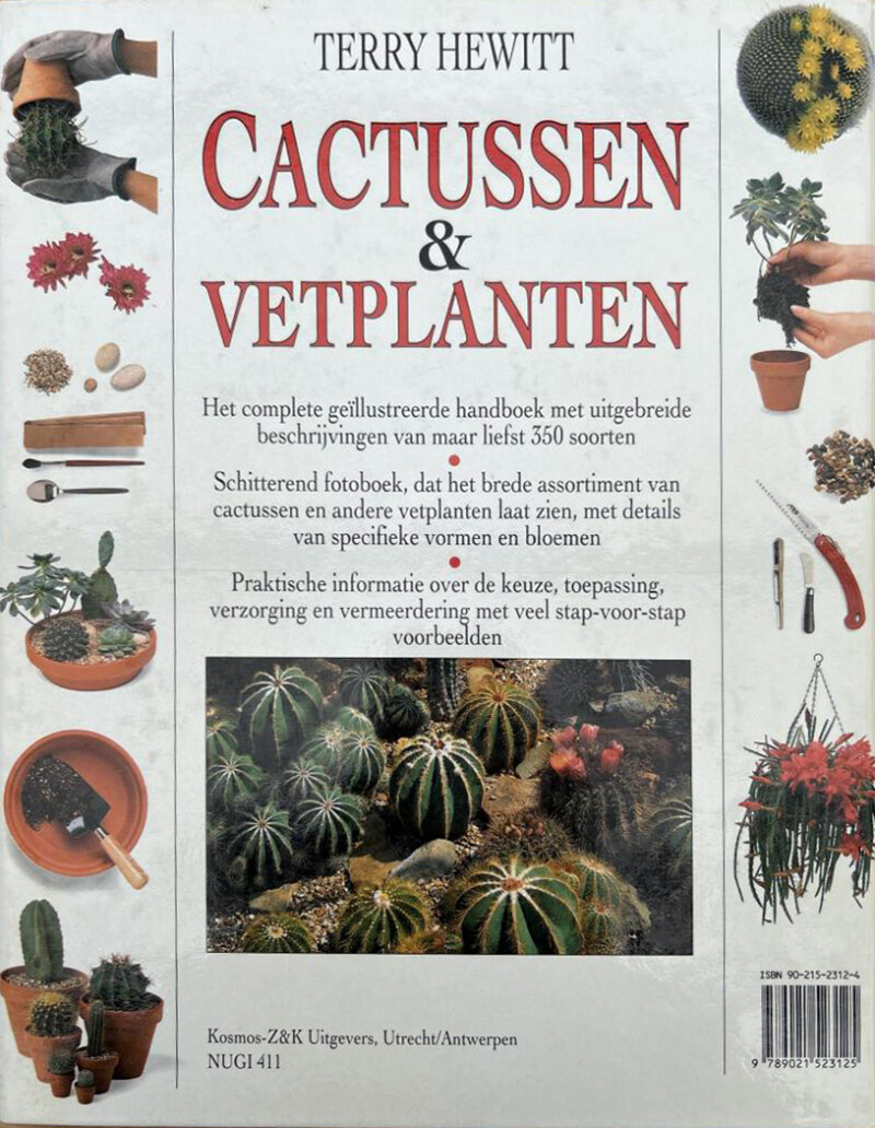 Cactussen & vetplanten / De groenboekerij achterkant