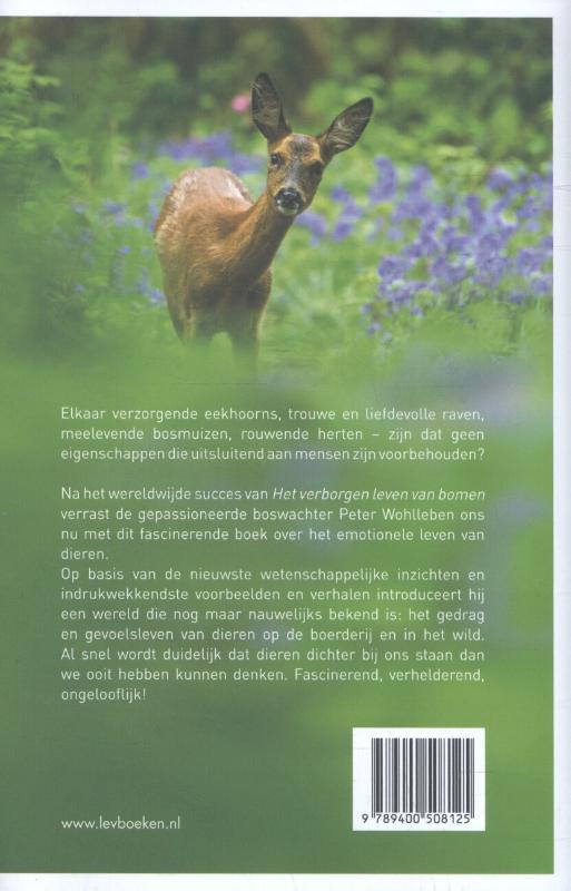 Het innerlijke leven van dieren achterkant