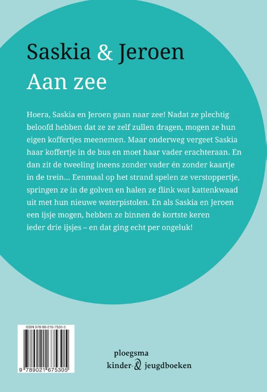 Aan zee / Saskia en Jeroen achterkant