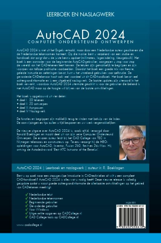 AutoCAD 2024 achterkant