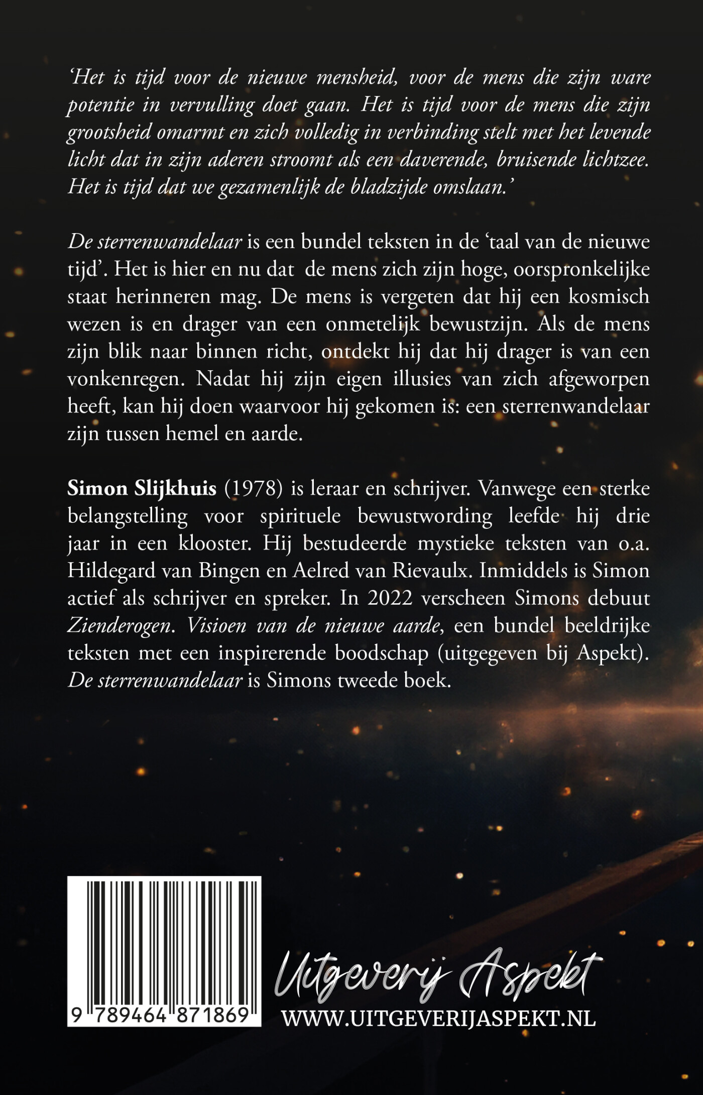 De sterrenwandelaar achterkant