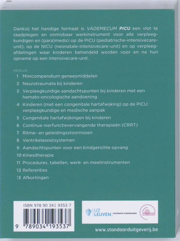 Vademecum picu achterkant