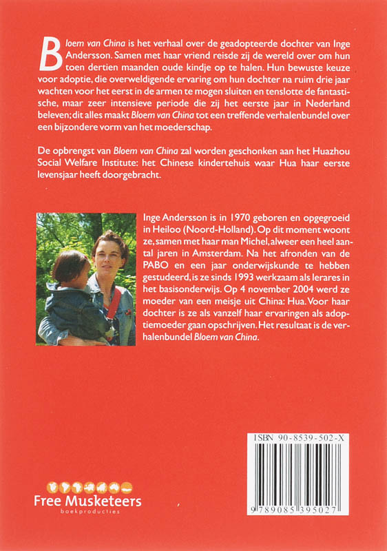 Bloem van China achterkant