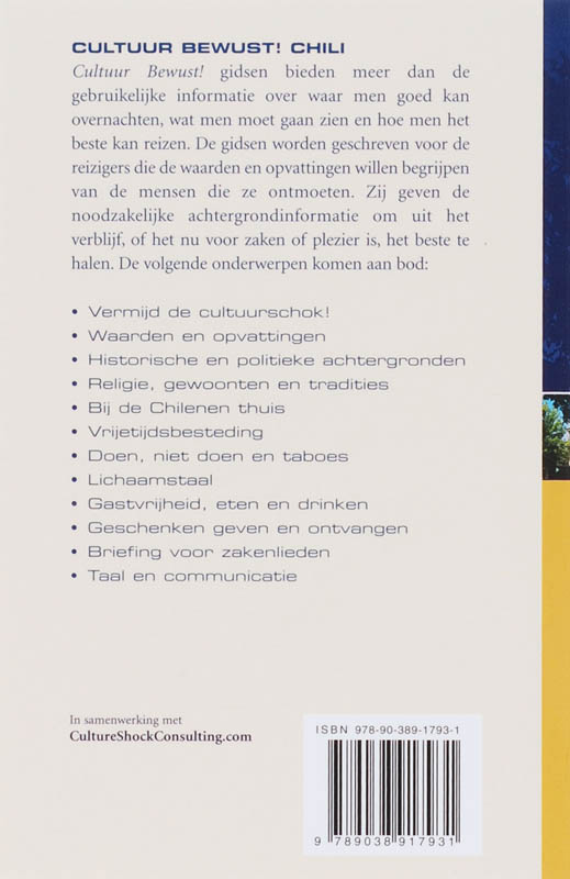 Chili / Cultuur Bewust! achterkant