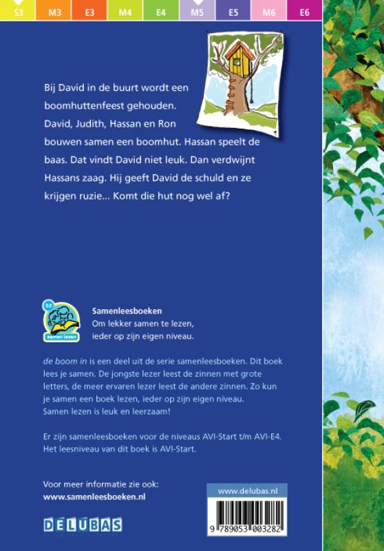 de boom in / Samenleesboeken achterkant
