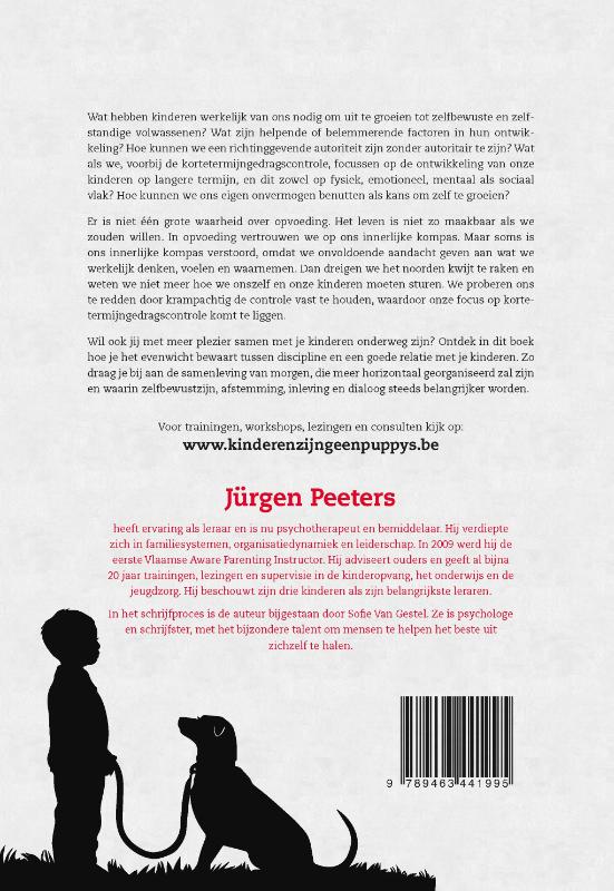 Kinderen zijn geen puppy’s Kinderen zijn geen puppy’s achterkant