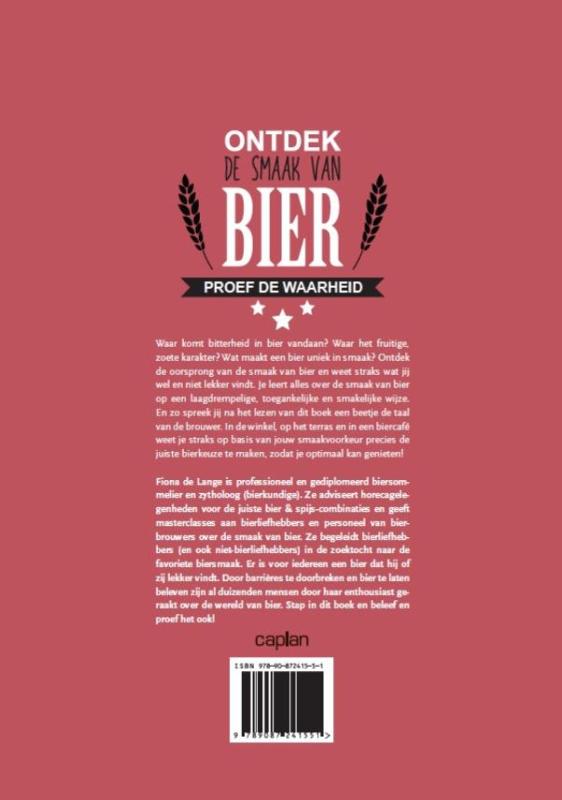 Ontdek de smaak van bier Ontdek de smaak van bier achterkant