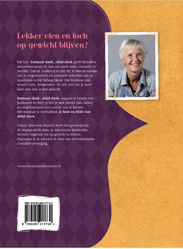 Eenmaal slank altijd slank achterkant