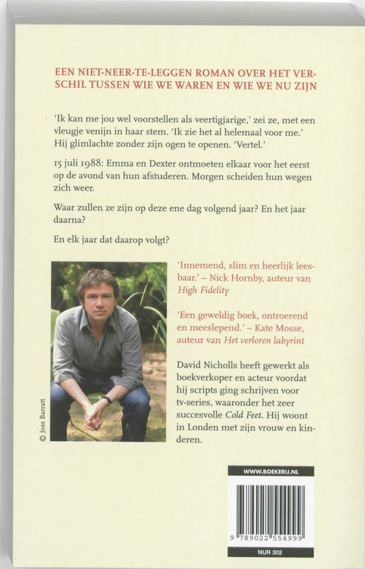 De eerste dag De eerste dag achterkant