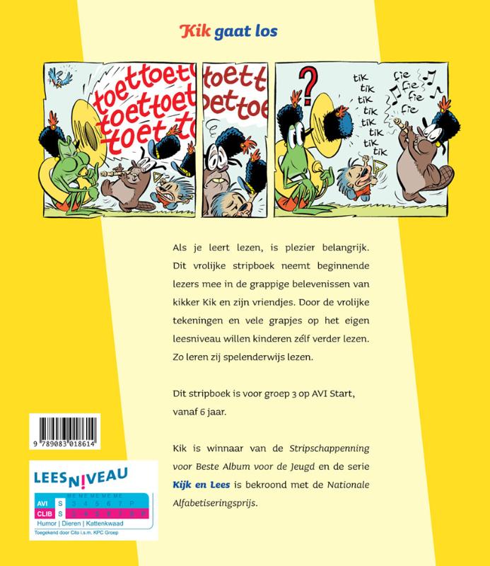 Kik / gaat los / Kijk en Lees achterkant