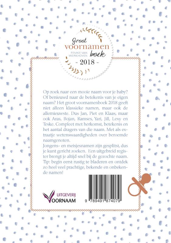 Groot voornamenboek 2018 achterkant