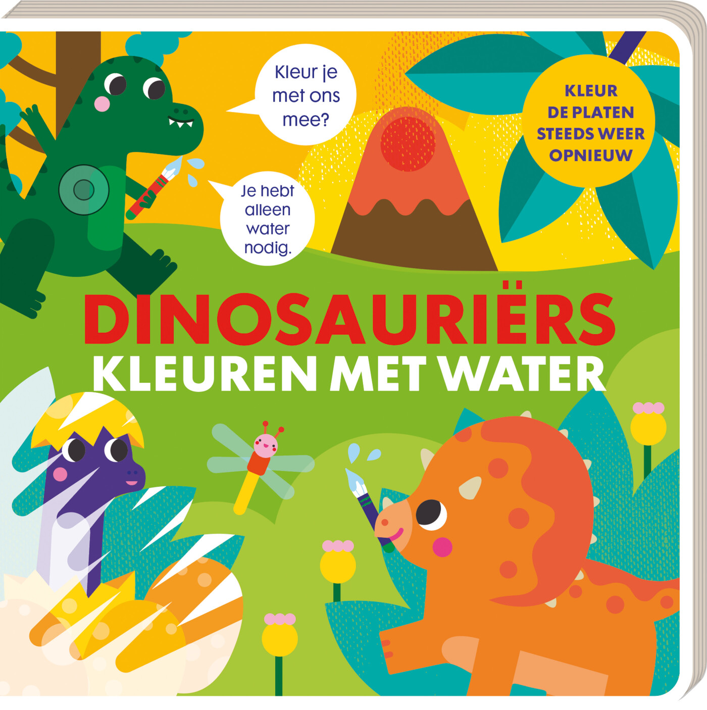 Kleuren met water Dinosauriërs / Kleuren met water