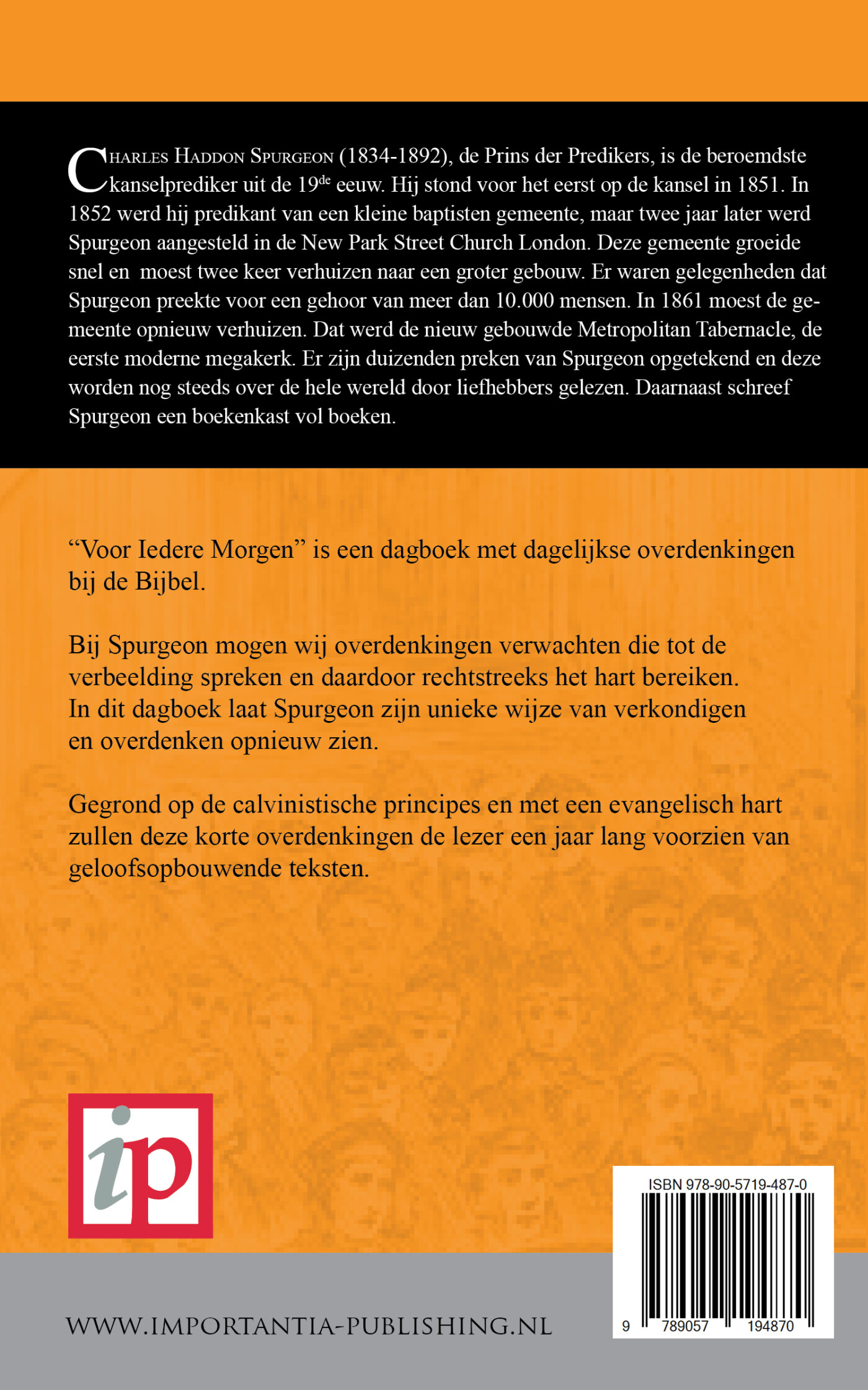 Voor iederen morgen achterkant