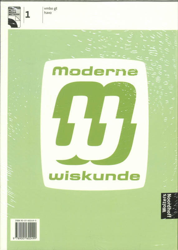 Moderne Wiskunde / 1 Vmbo Gt Havo / Deel Proefwerken En Uitwerkingen + Cd-Rom achterkant