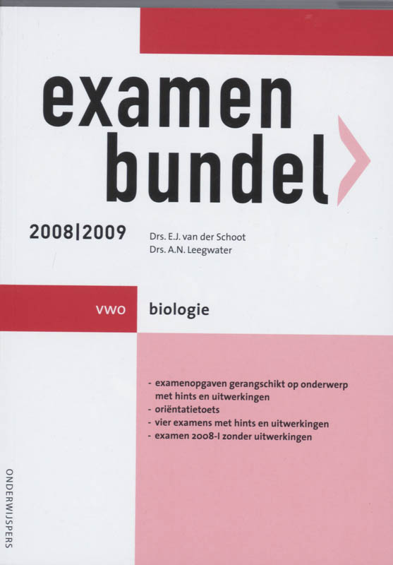 Examenbundel / 2008/2009 Vwo / Deel Biologie