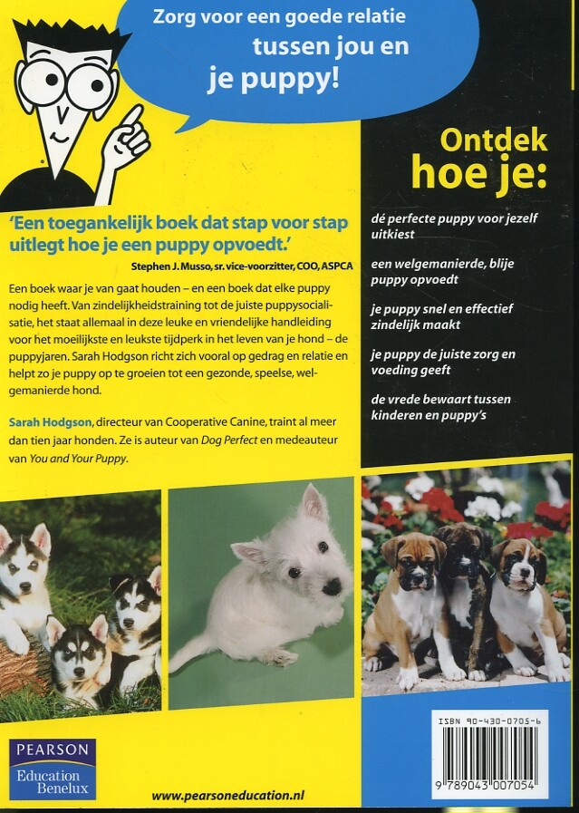 Puppy's voor Dummies / Voor Dummies achterkant