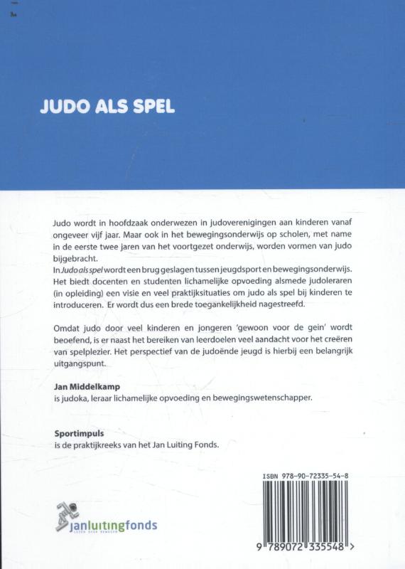 Judo als spel / Sportimpuls achterkant