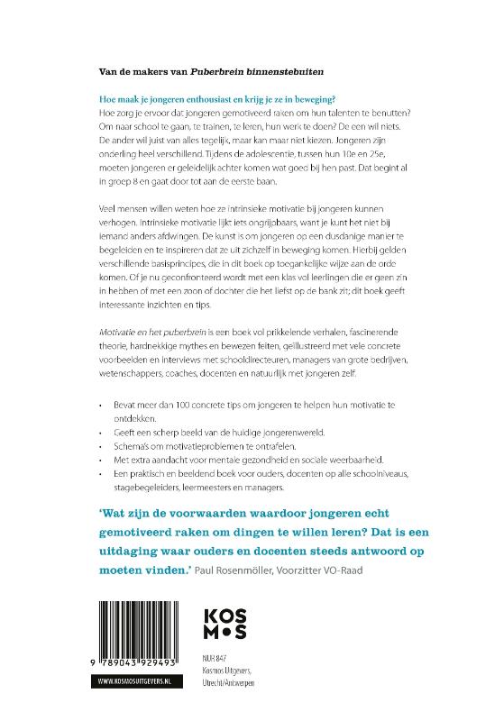 Motivatie en het puberbrein achterkant