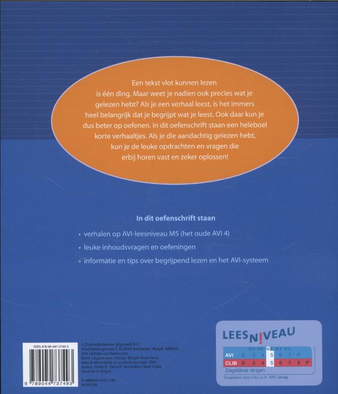 Oefenschrift begrijpend lezen Groep 5 3de leerjaar Oefenschrift begrijpend lezen Groep 5 3de leerjaar achterkant