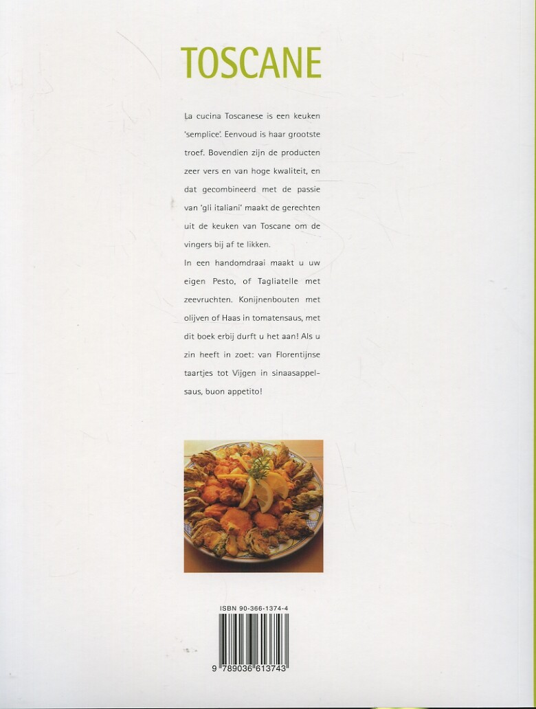 Toscane - Creatief koken / Creatief Koken achterkant
