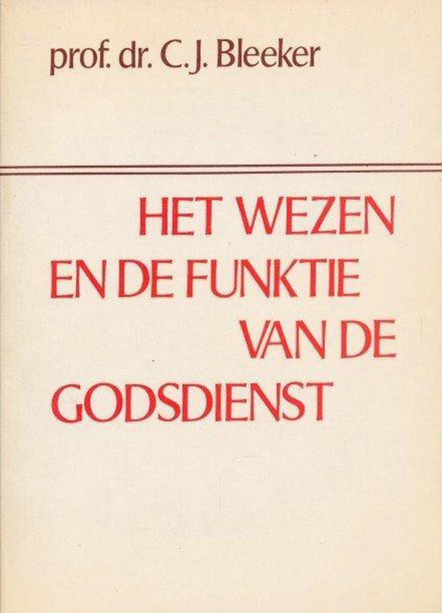 Wexen en de funktie van de godsdienst