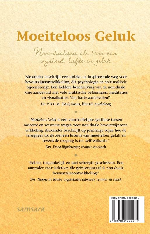 Moeiteloos geluk achterkant
