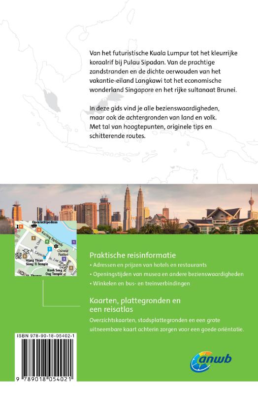 Maleisië - Singapore / ANWB Wereldreisgids achterkant