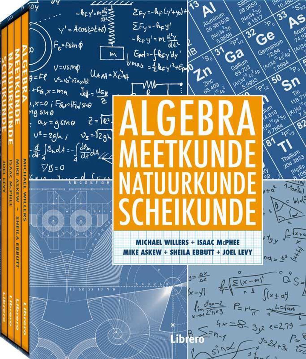 Algebra, meetkunde, natuurkunde, scheikunde