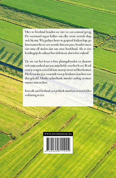 Friesland, mijn liefde achterkant