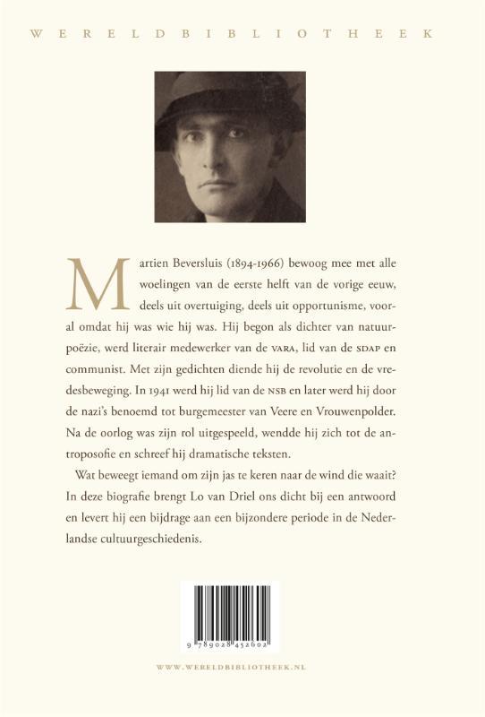 Het ongerijmde leven van Martien Beversluis (1894-1966) achterkant